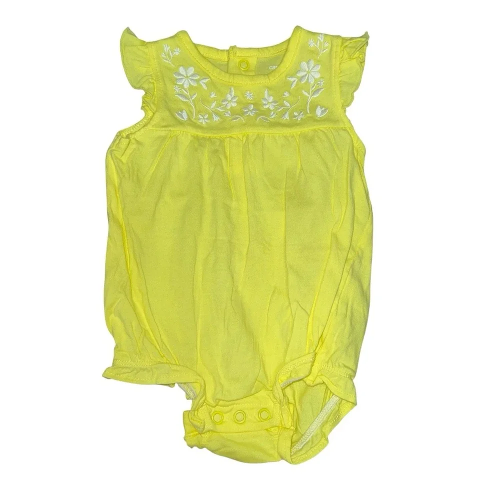 Bundle Of 6 Baby Girls One Piece Outfits 0-3M Summer Fish Watermelon Gap Carters